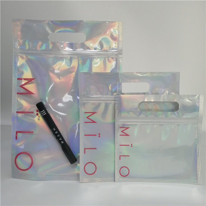 Food Grade Foil Kantong Plastik Kemasan Kustom Gravure Printing Hologram Bags