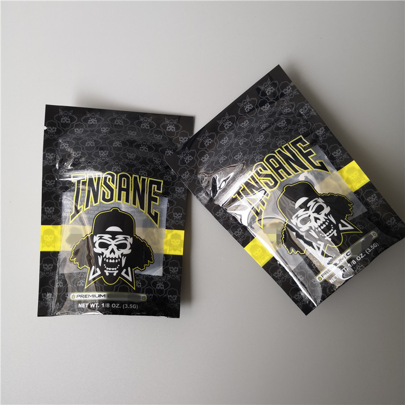 Bau Bukti Kemasan Kantong Plastik Ziplock California Cookies Kemasan Permukaan Matte