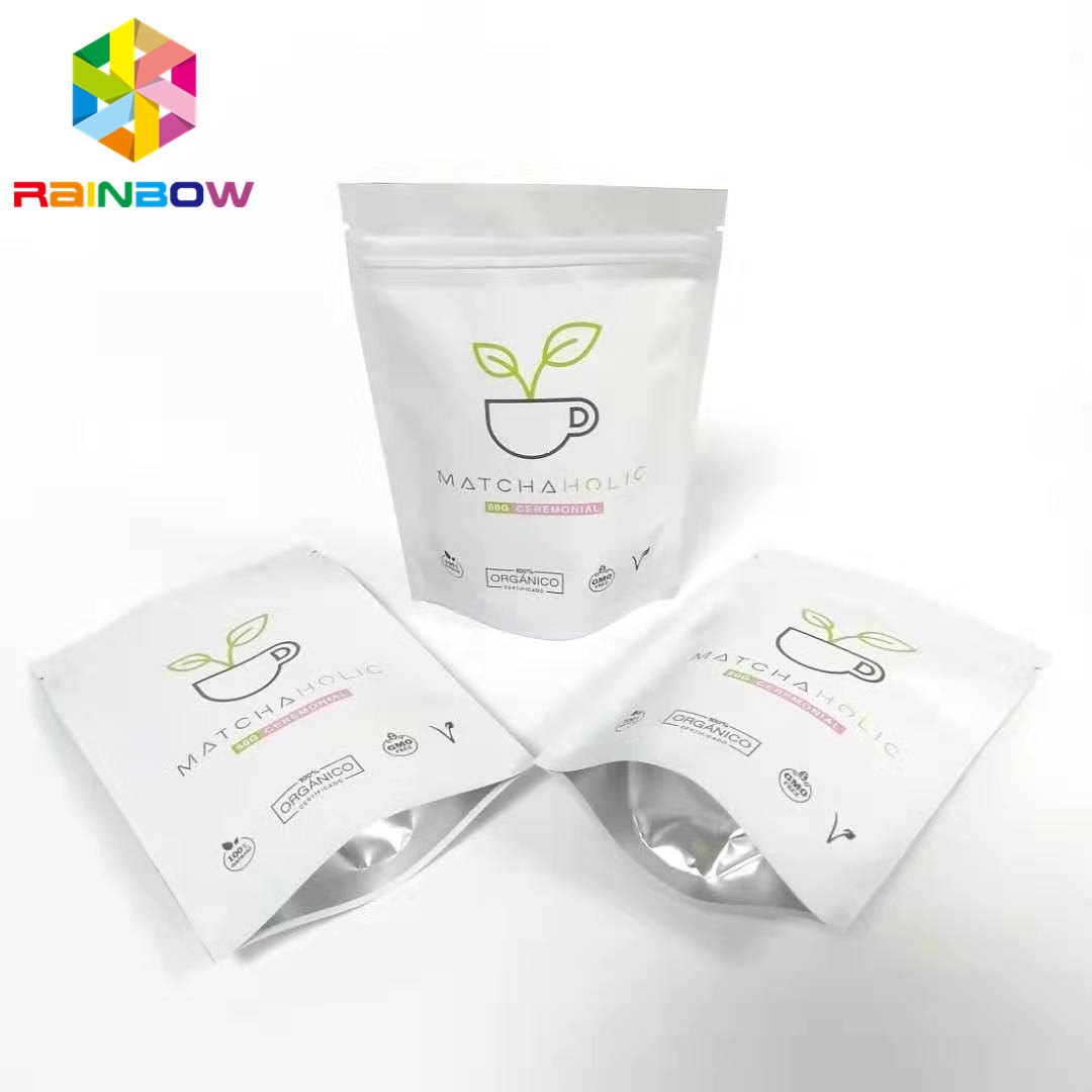 Aluminium Foil Tas Kemasan yang Dapat Dipulihkan Kembali Mengkilap Plastik Zip Lock