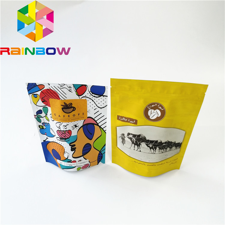 Digital Printing Stand Up Foil Packaging Bags Bahan Laminate Logo Disesuaikan