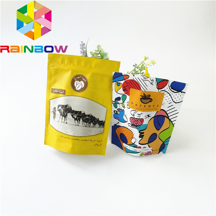 Kustom Dicetak Aluminium Foil Makanan Kemasan Tas Laminated Zip Lock Untuk Beef Dendeng