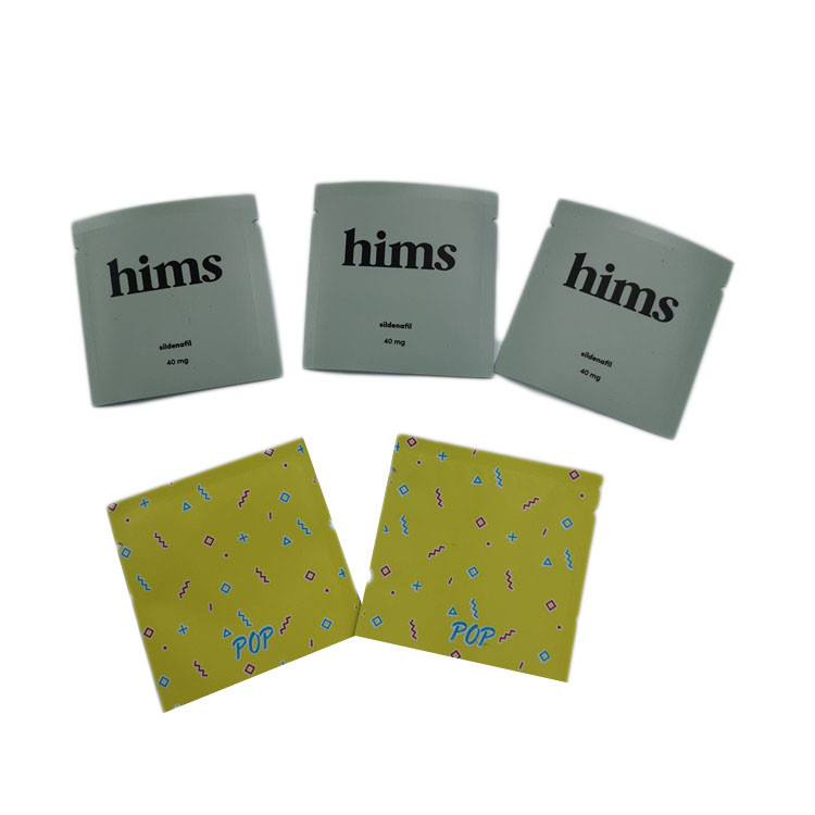 3 Sisi Panas Segel Kantong Plastik Kemasan Mini Kantong Tas Bulu Mata Paket Disesuaikan