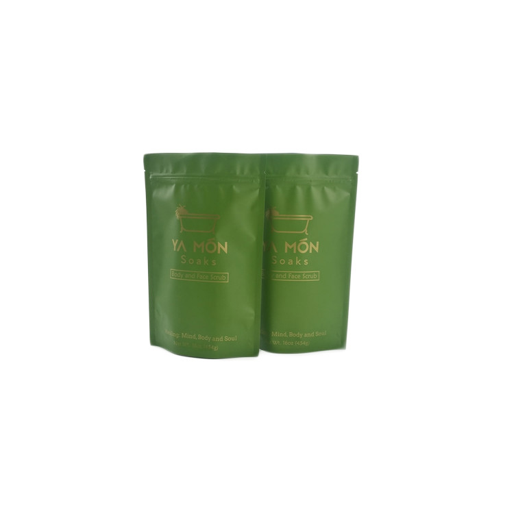 Kantong Plastik Matte Kemasan Digital Printing Kustom 120 Micron Tebal