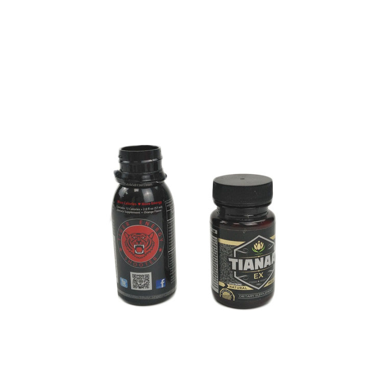 Laminasi Glossy Shrink Label Lengan Pet / Pvc Plastik Botol Cup Non Toxic