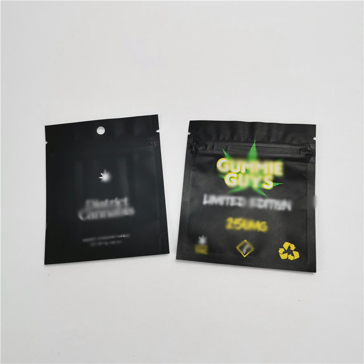 Digital Printing Kantung Plastik Kemasan Keluar Dari Mylar Bag Untuk CBD Gummies Packaging
