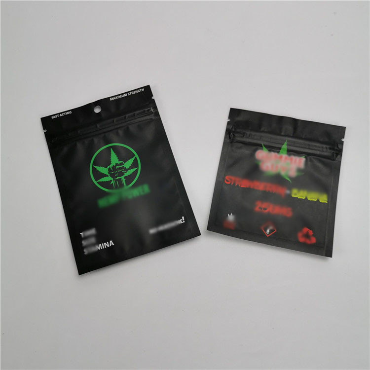 Kemasan Kantong Plastik Ziplock Dapat Dipulihkan Kembali Runtz Bau Bukti 3.5 Gram Label Kustom Dicetak