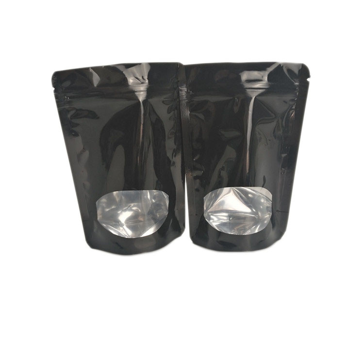 Foil Depan Transparan Berjajar Gravure Printing Stand Up Zipper Pouch Bags