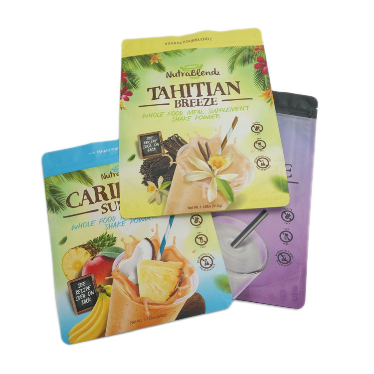 Zipper Top Resealable Gravure Printing Kantong Plastik Kemasan