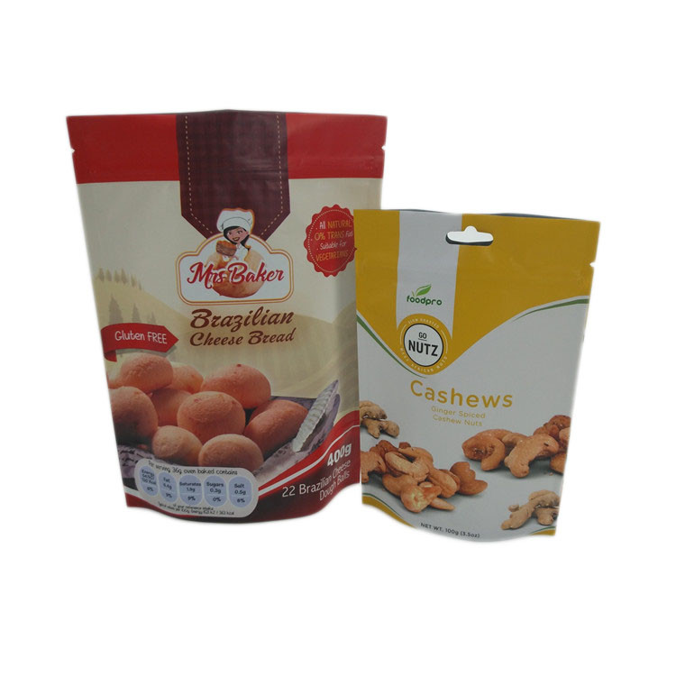 Snack Bag Aluminium Foil 80 Micron Plastik Stand Up Pouch
