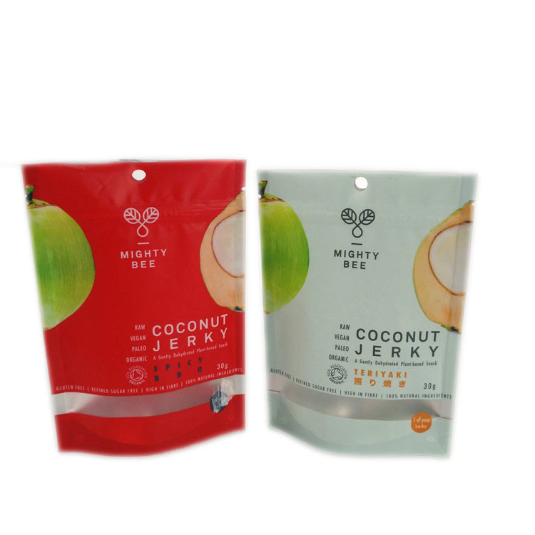 Food Grade Hang Hole PET Aluminium Foil Kantong Plastik