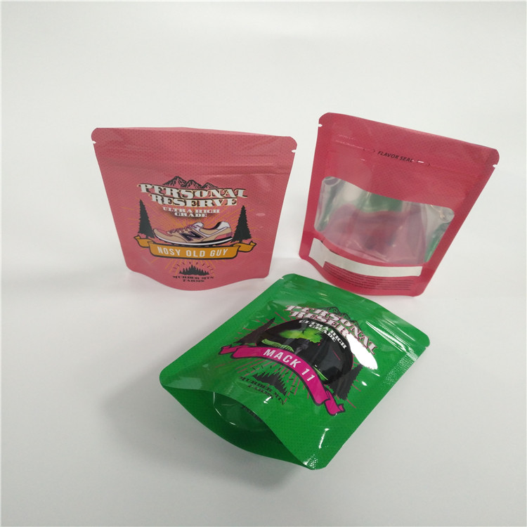 Aluminium Foil 7g Mylar Stand Up Bag yang dapat ditutup kembali