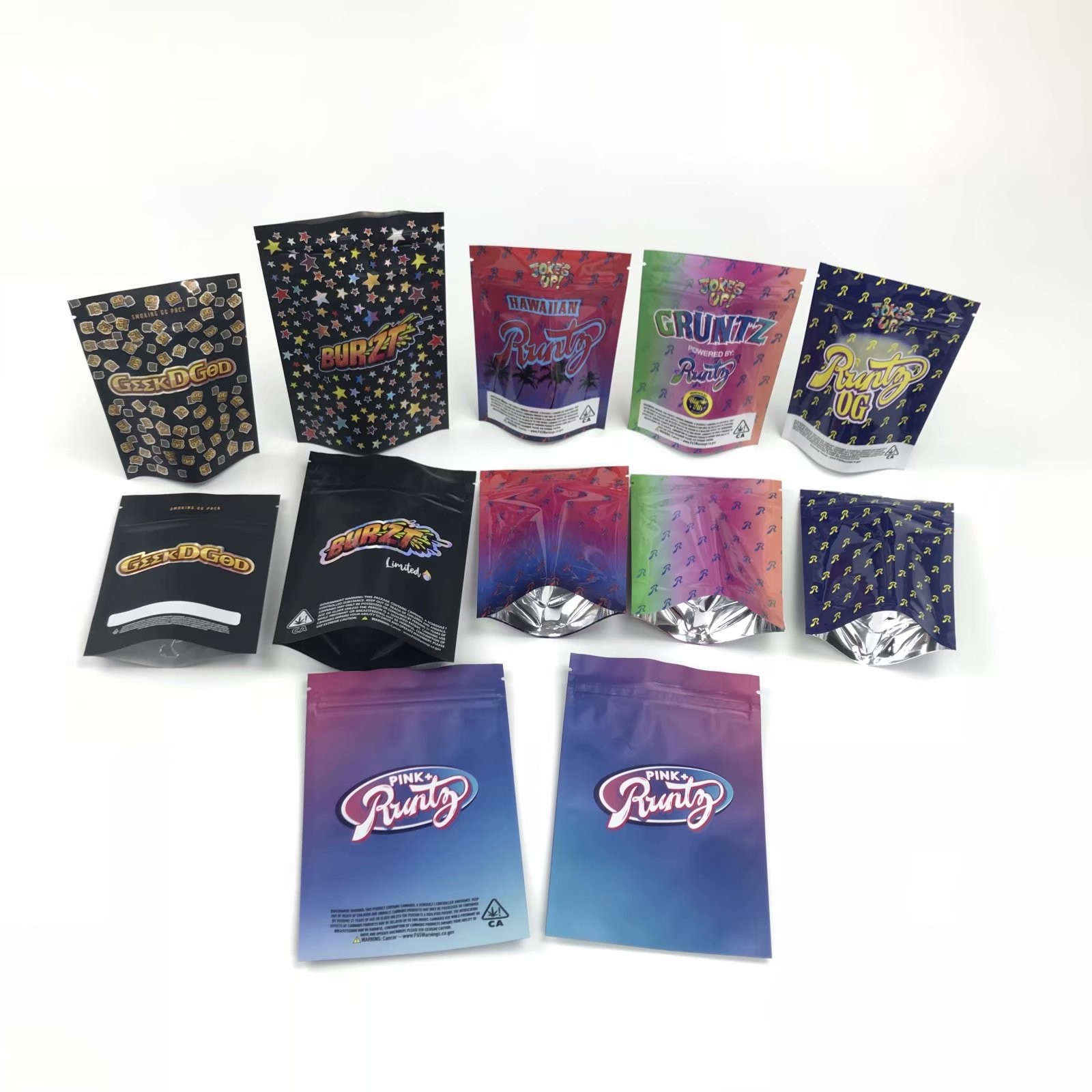 Sampel Gratis disesuaikan Anak Bukti Sachet Medis Yummy Doypack Stand Up Pouch Dengan Ritsleting Ganda