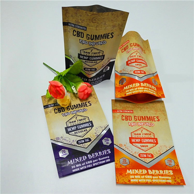 MOPP 3.5g 7g Bau Bukti Mylar Bag Pencetakan Gravure