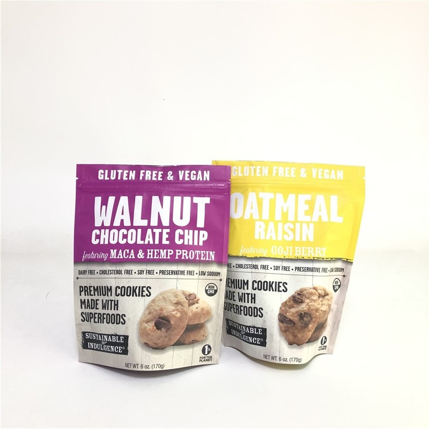 Disesuaikan Stand Up Food Grade Kue Kacang Mete Kemasan Tas Makanan Tas Mylar