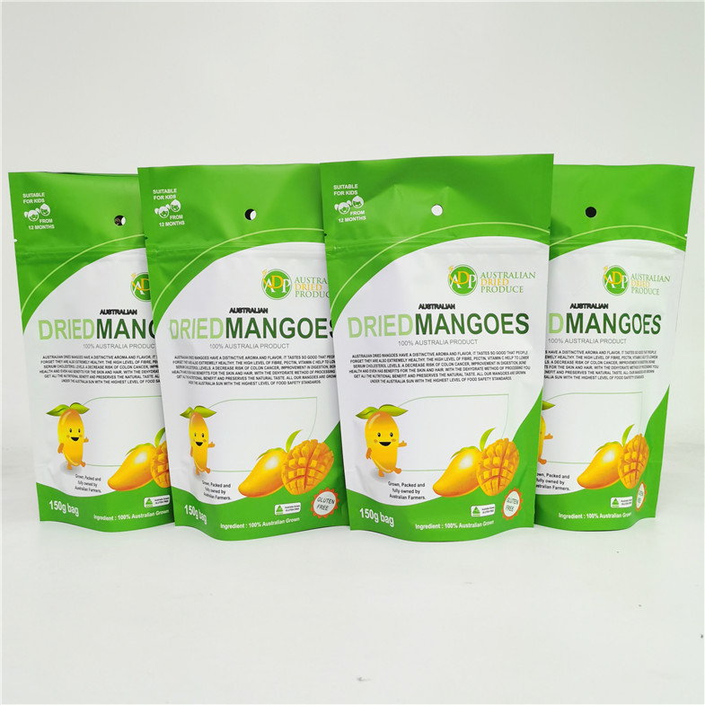 500g 1 kg Disesuaikan Doypack Ziplock Kantong Buah Kering Kemasan Tas Mylar Foil