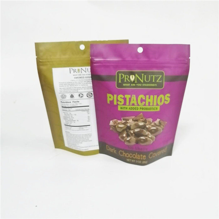 kantong kacang plastik dilaminasi kemasan kacang mete berdiri tas
