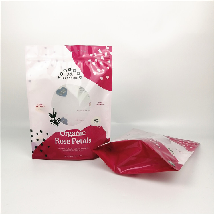 0.125oz 3.5g Bedak Bunga CYMK Stand Up Zipper Bag