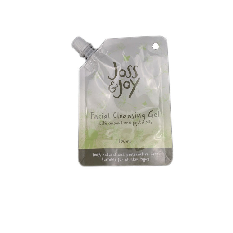 Colorful Stand Up Custom Irregular Spout Pouch Packaging Dengan Foil