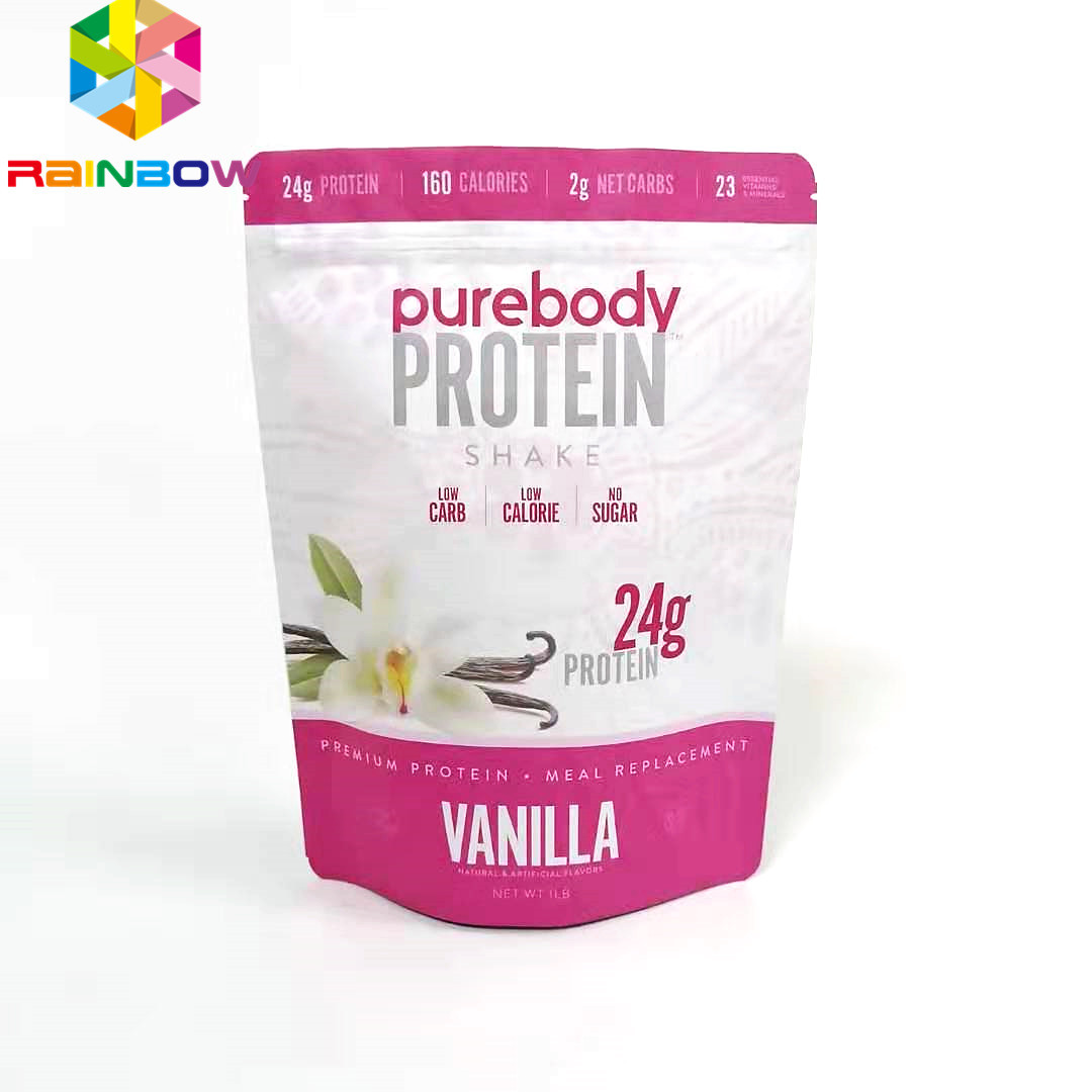 Matt Finishing Gravnre Printing 5x7 '' Tas Kemasan ziplock