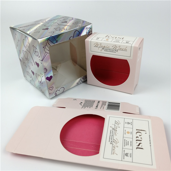 Logo Disesuaikan Cmyk Color 350g Kemasan Kotak Kertas