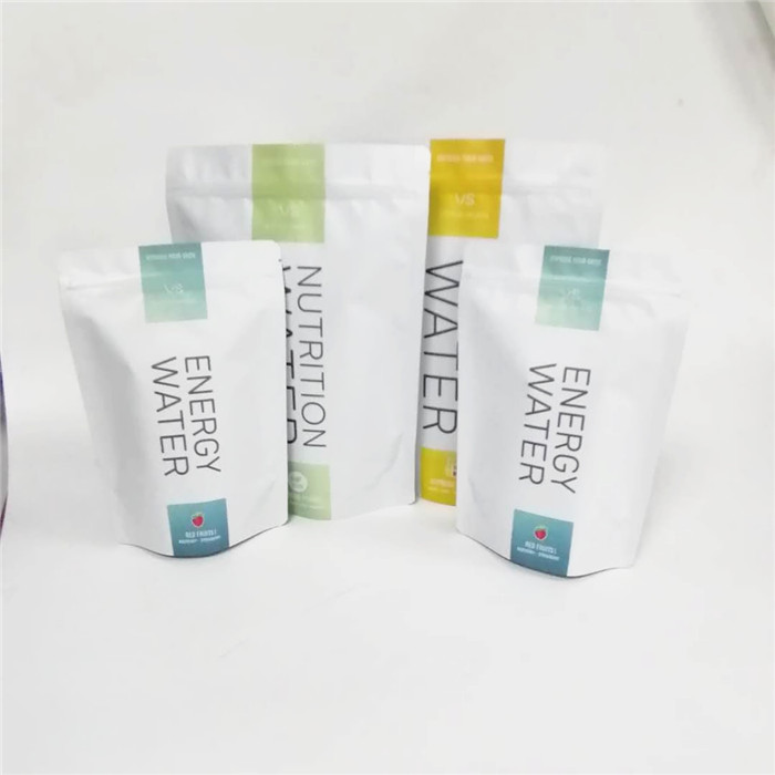 Mylar Foil MOPP VMPET Ziplock Stand Up Pouches Untuk Teh