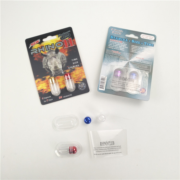 Finishing mengkilap Enhancement Rhino 7 9x12cm 3D packing card