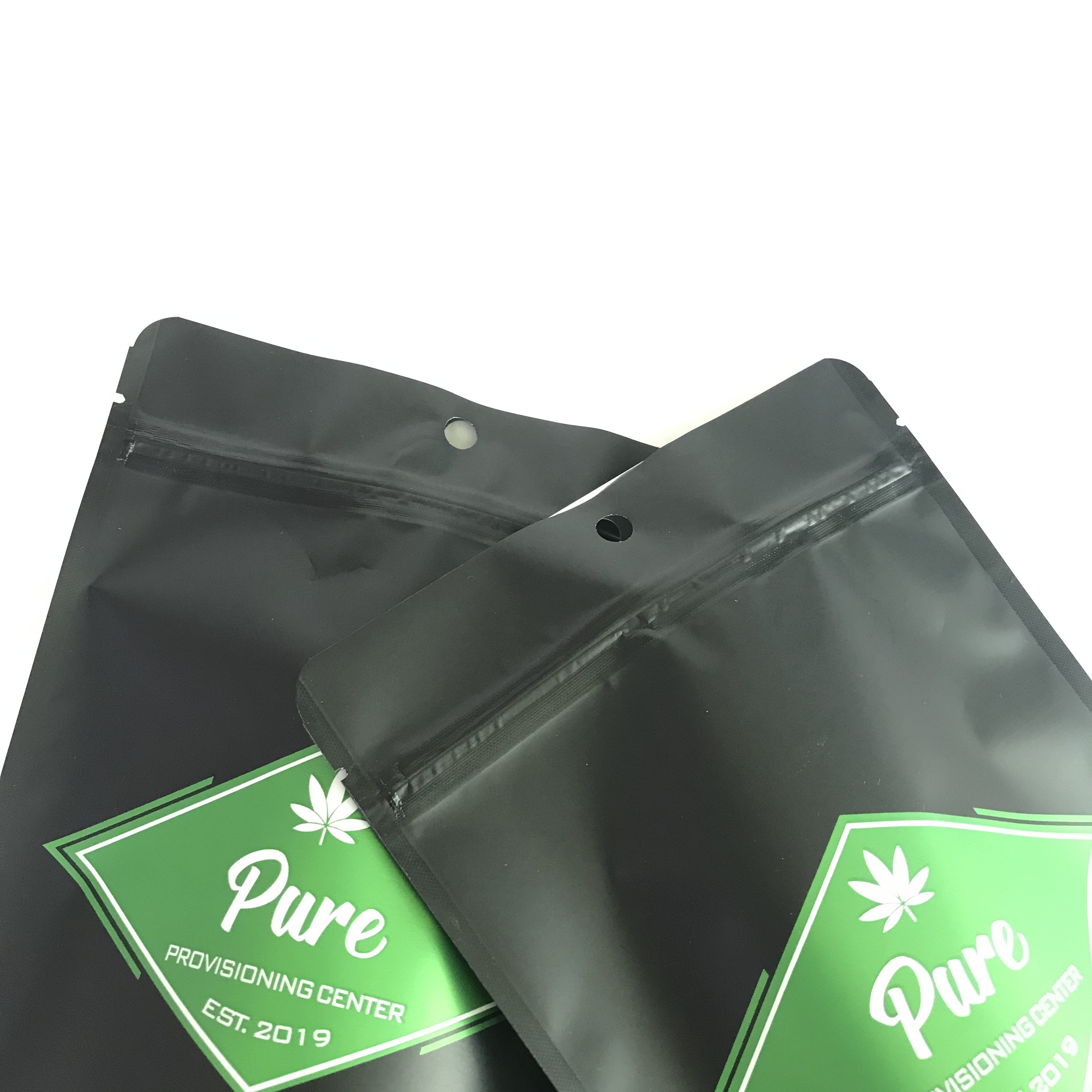 Pantone Color Cannabiss Mylar Bags Kemasan Kantong Plastik