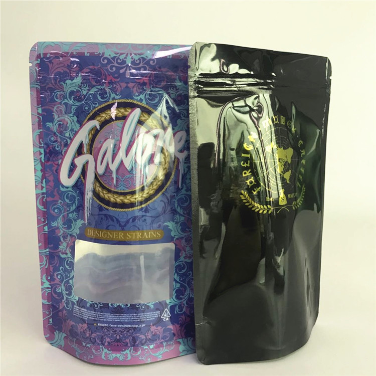 Clear Front Mylar Bags Gravure Printing Kemasan Kantong Plastik