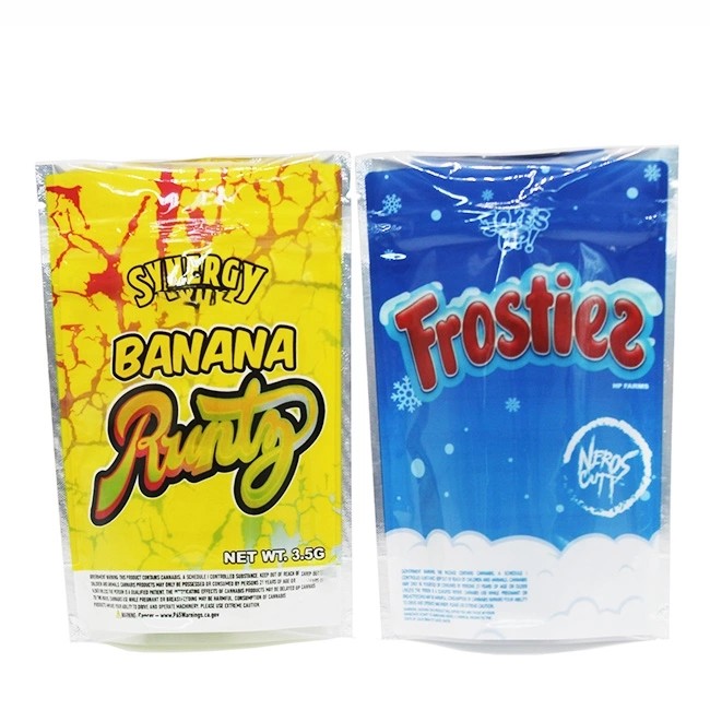 3.5g 7g CBD Kantong Kemasan Dupa Herbal Dengan Jendela Yang Jelas