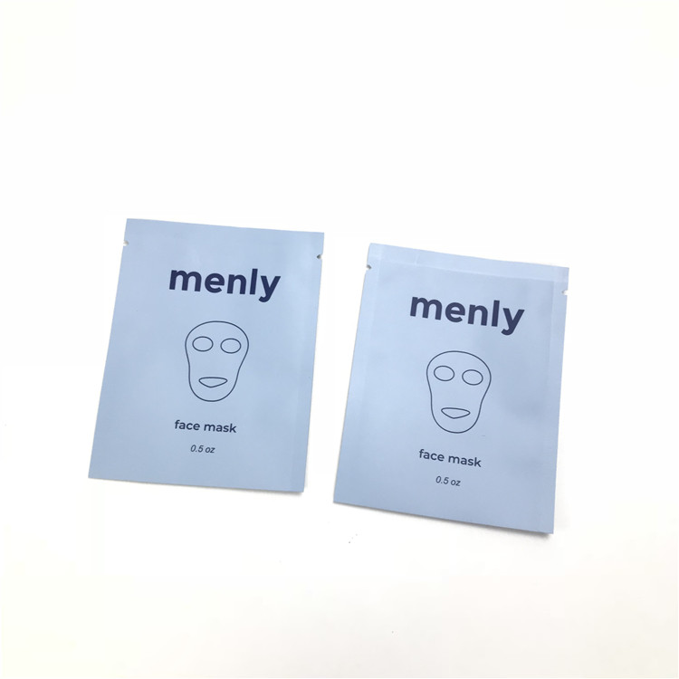 Contoh Kantong Sampel Kosmetik Sekali Pakai Gratis Untuk Shampoo Serum Mata Pembersih Wajah Tiga Sisi Sealed Sachet