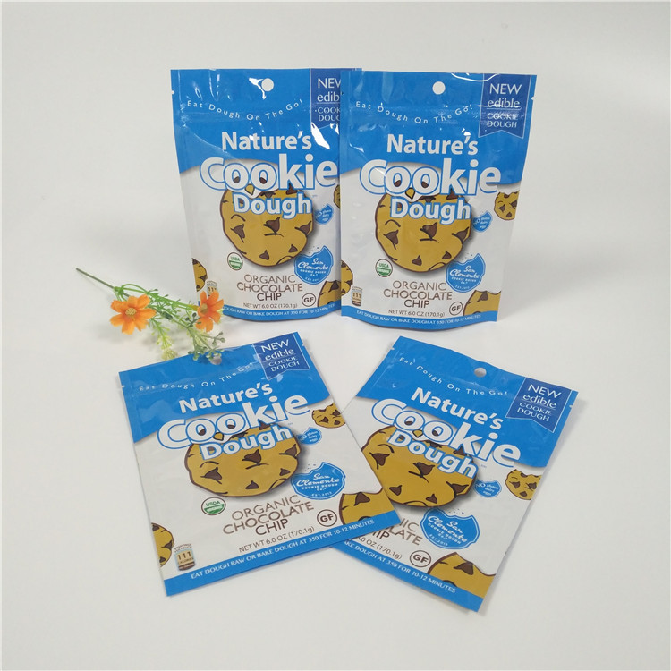 Tas Kemasan Aluminium Foil Matte yang Dapat Ditutup Kembali Berdiri Kantong Kemasan Makanan Kantong