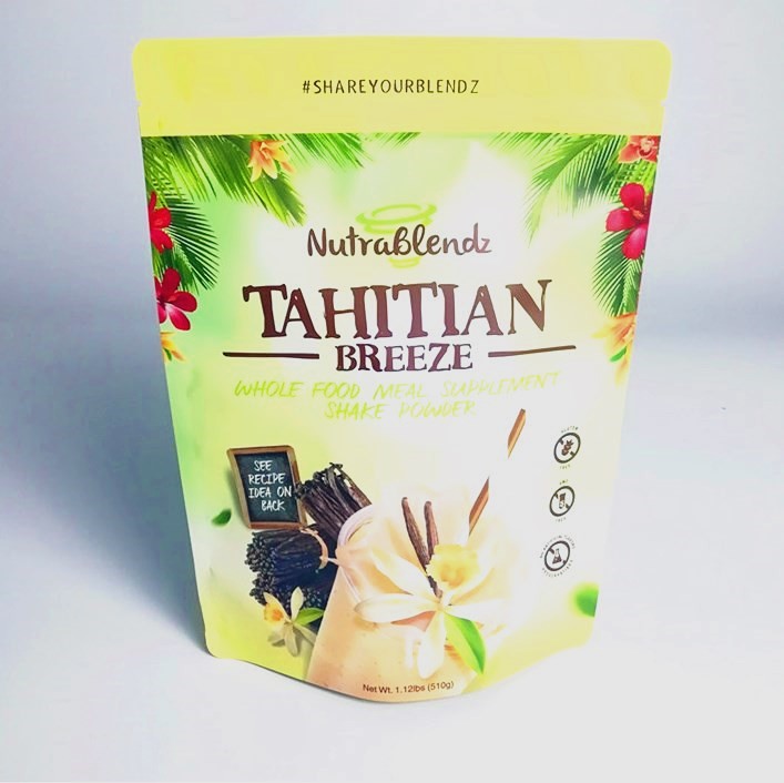 Tas Kemasan Makanan Ringan yang Diterima Kustom dengan Kantong Ritsleting Aluminium Foil