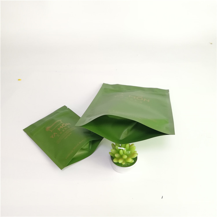 Stand Up Aluminium Foil Bags Tas Reclosable Airtight Mylar