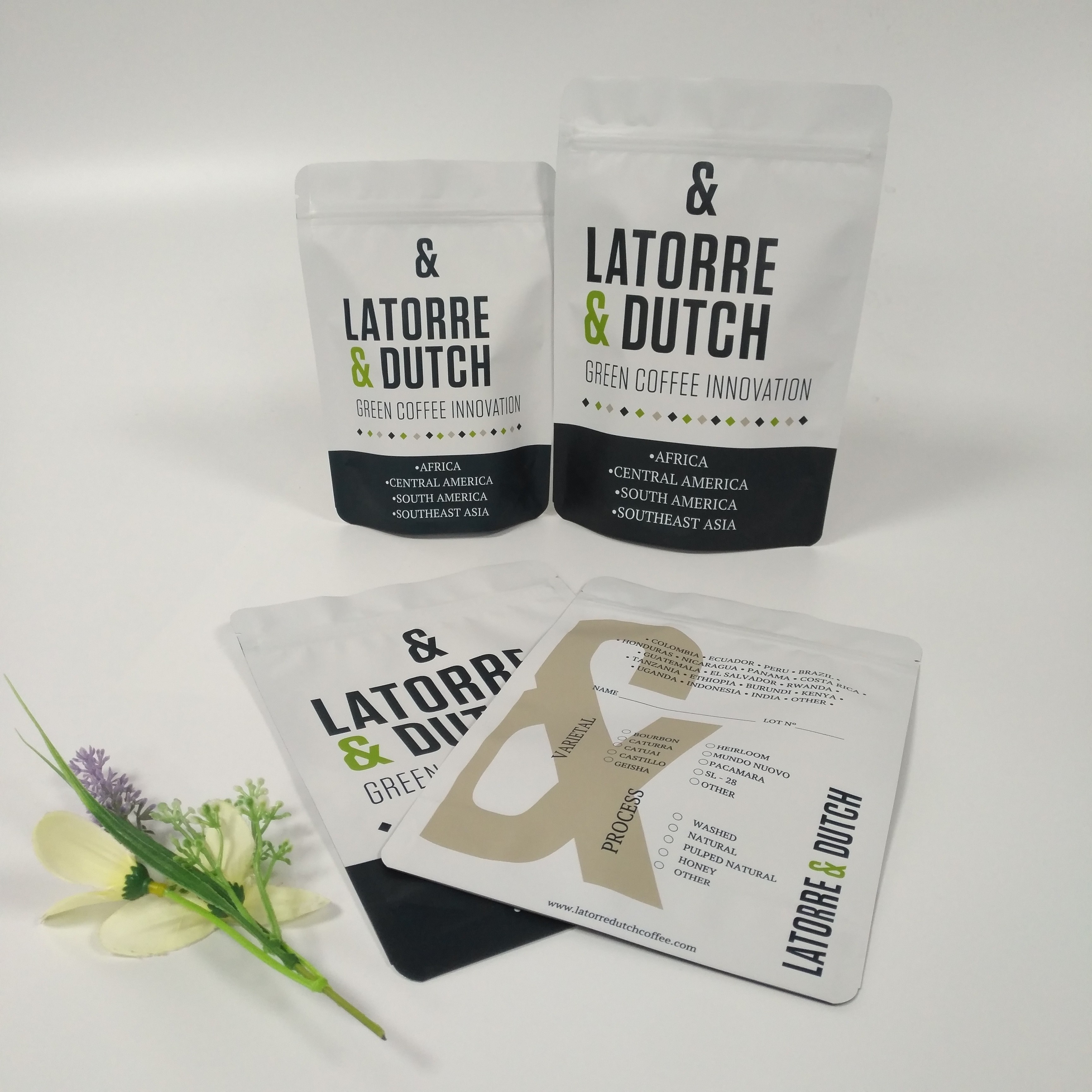 Tas Kemasan Scrub Tubuh Matte Aluminium Foil Digital Printing