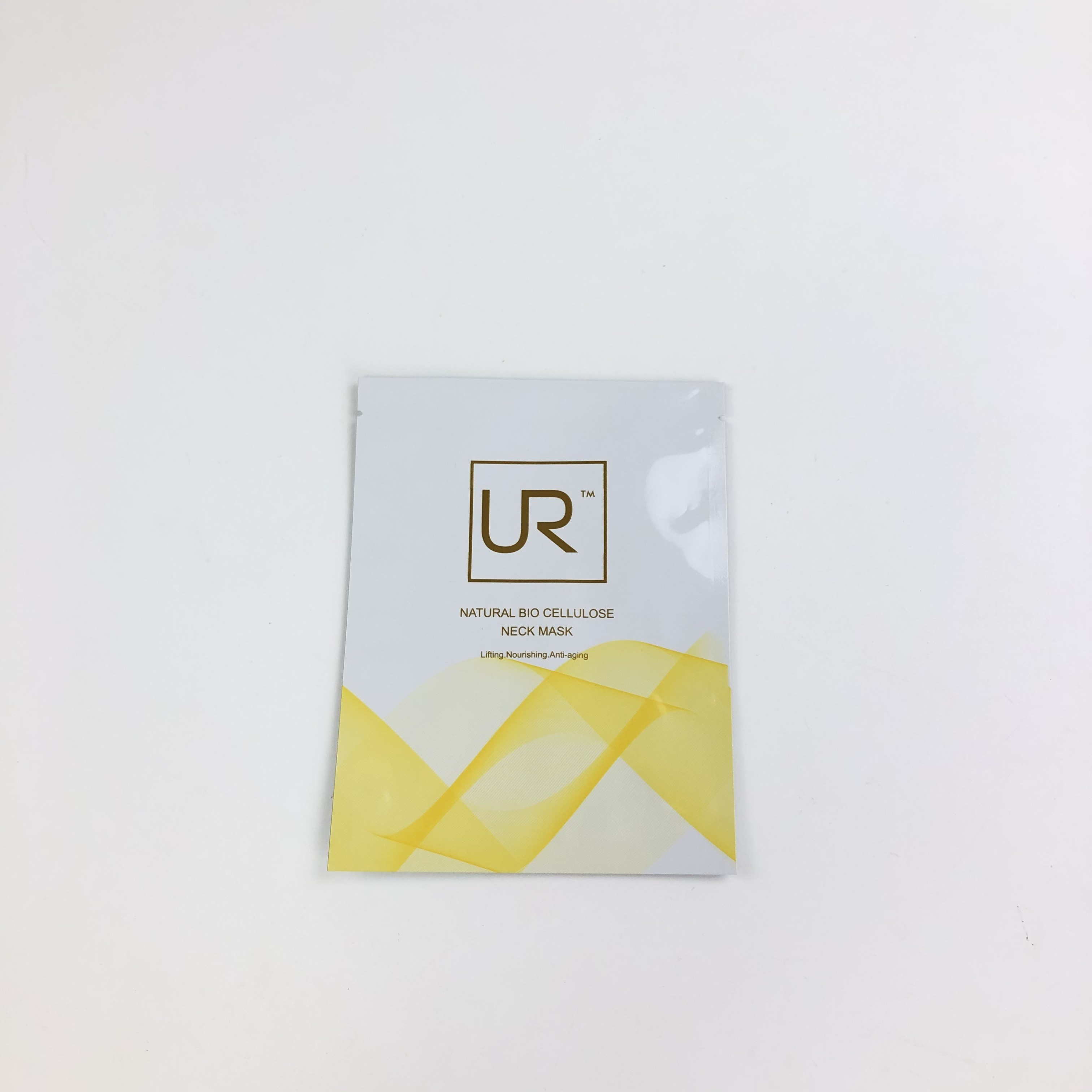 Sampel gratis tas datar segel 3 sisi berkualitas tinggi dengan kantong aluminium foil takik air mata