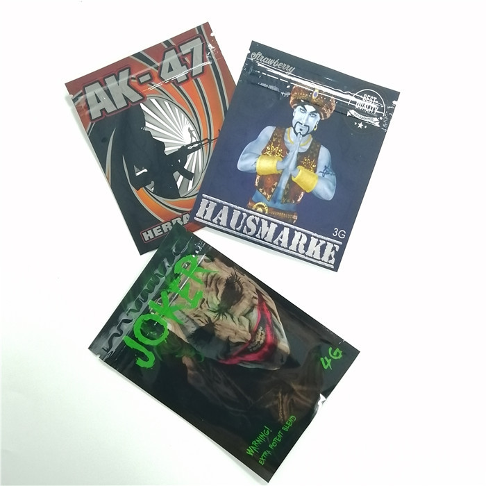 Cmyk 100micron Tas Kemasan Dupa Herbal 4g