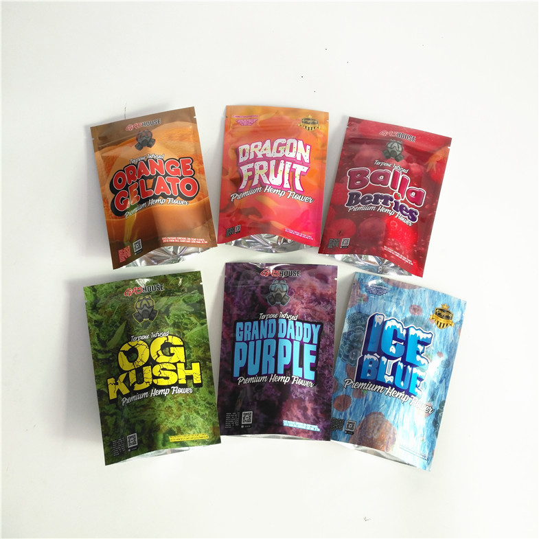 3.5g Cookies Ziplock Bag Candy Suger Packaging Bag Tas Kemasan Biji Bunga Rami