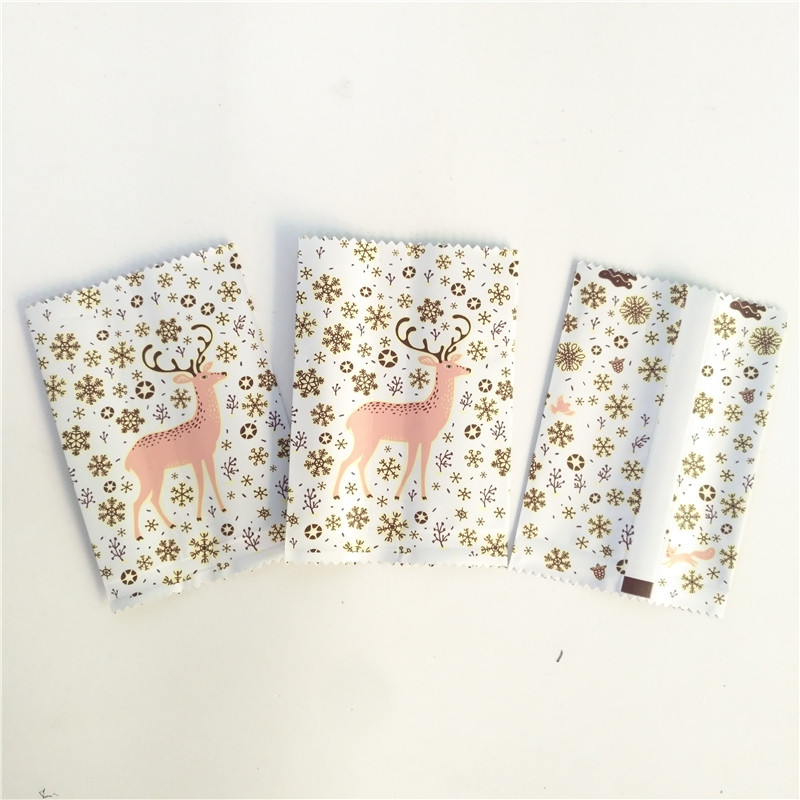 MOPP CMYK 150micron Tas Kemasan Snack Bar Dengan Tepi Bergerigi