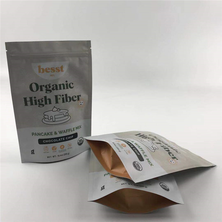 Stand up Zipper Pouch dengan Window Doypack untuk Dry Fruits