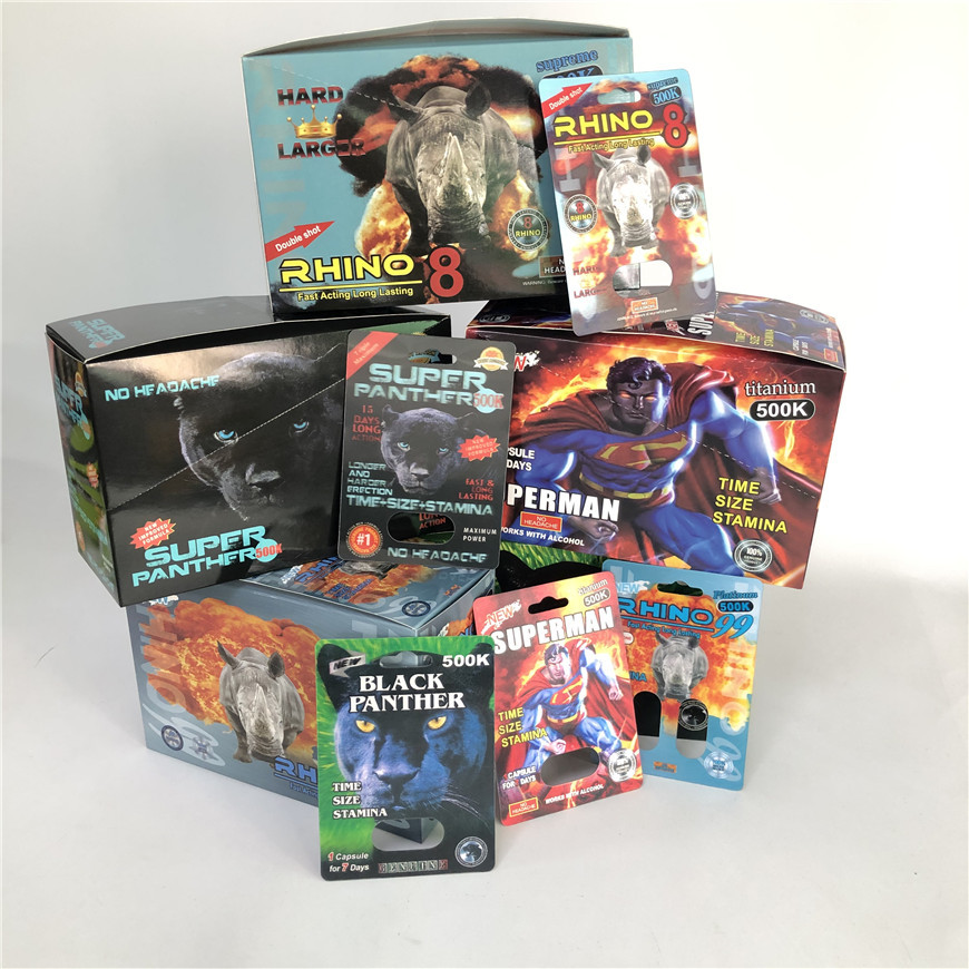 12mm Cap Male Enhancement 3d Lenticular Card 500K Pill