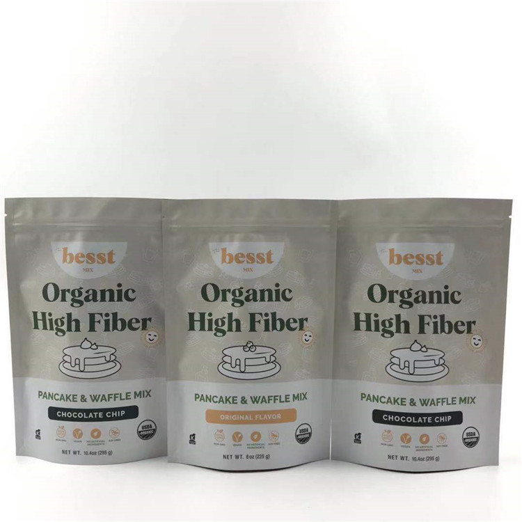 Kantung Berdiri Digital Printing untuk Kantong Aluminium Foil Buah Kering untuk Kemasan Makanan Ringan