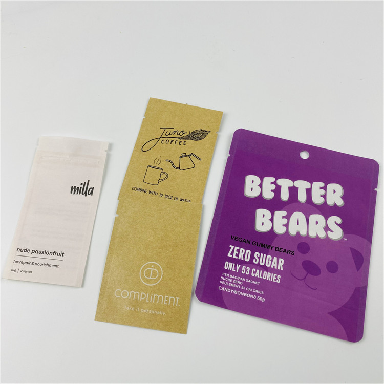 Gravnre Printing MOPP VMPET Ziplock Tas Segel Tiga Sisi