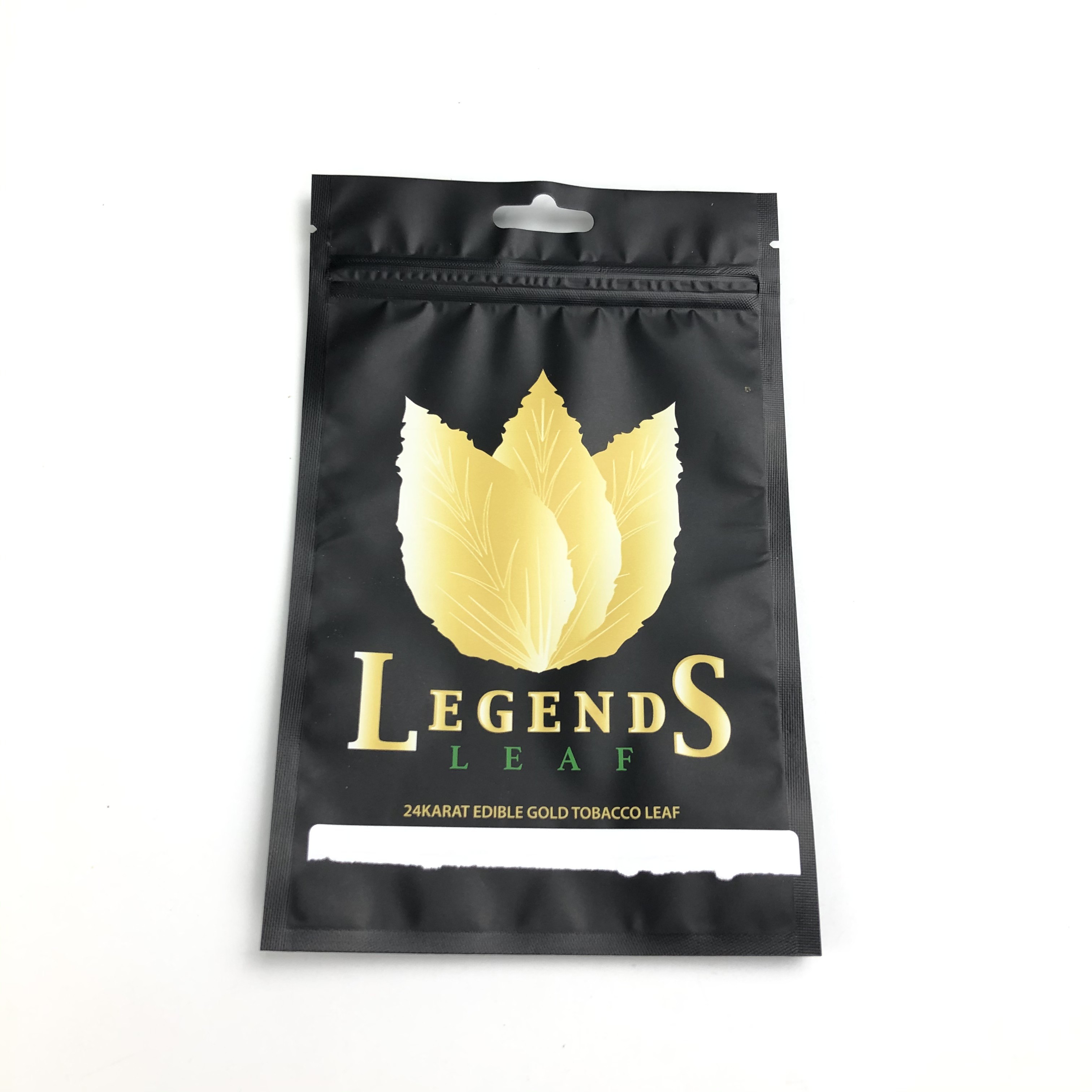 Matte Film MOPP VMPET Tas Kunci Zip yang Dapat Ditutup Kembali Untuk Rokok Tembakau