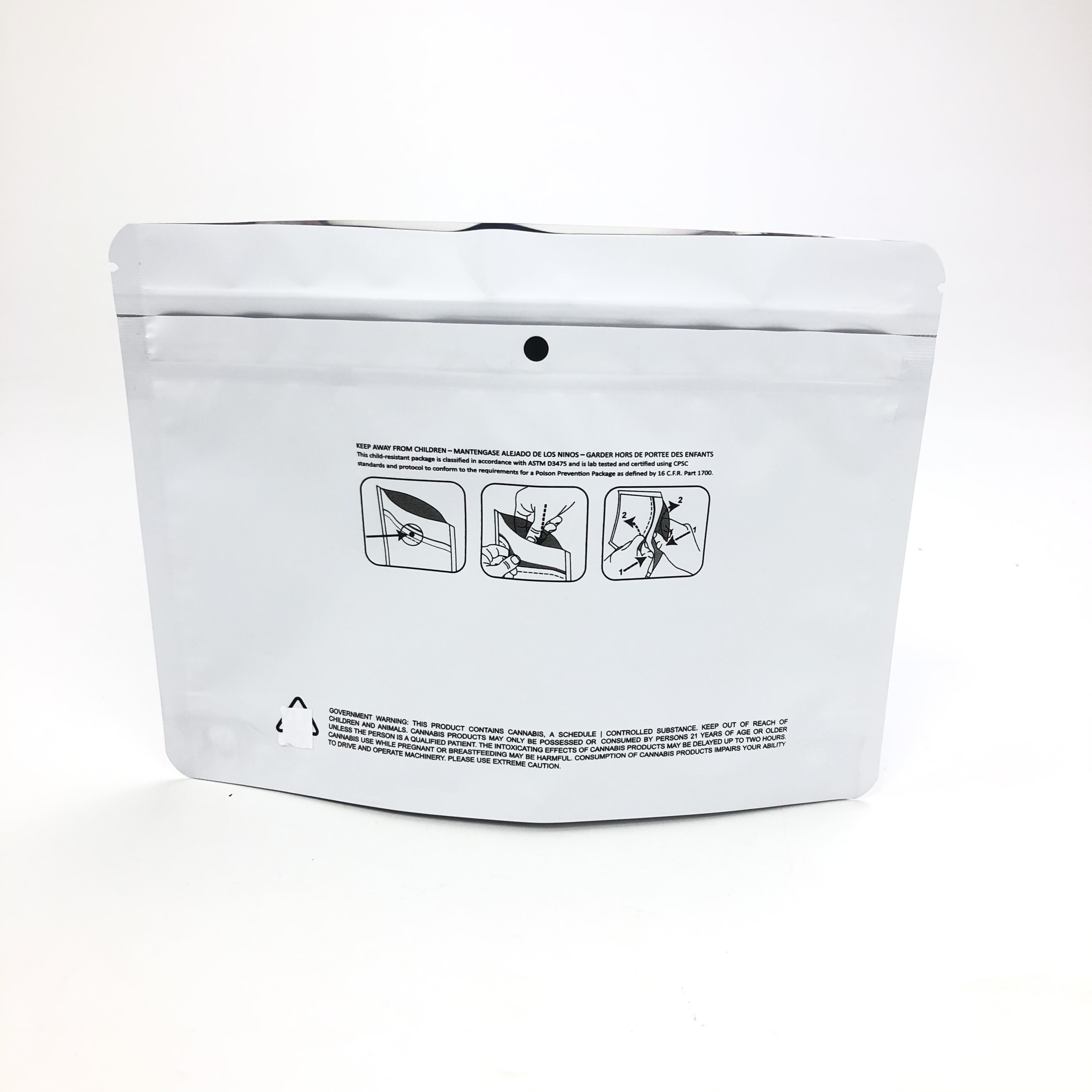 250g 500g Childproof Stand Up Pouch VMPET Untuk Bubuk Protein