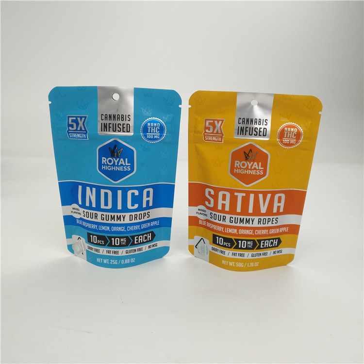 Moq Rendah 3.5g 7g VMPET Alunminum Foil Mylar Bag 100micron