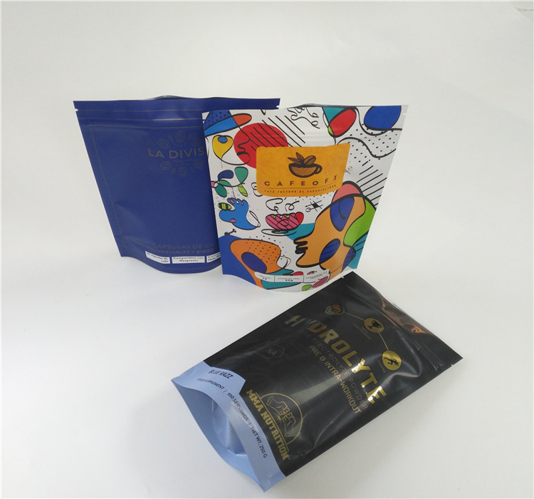 Lihat Melalui MOPP VMPET Clear Window Ziplock Pouch 200g 250g