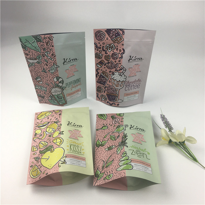 Bath Salt 120micron VMPET Recloseable Stand Up Pouch 200g