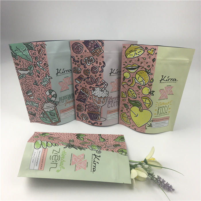 Aluminium Foil 140micron MOPP VMPET Tas Segel Zip Makanan