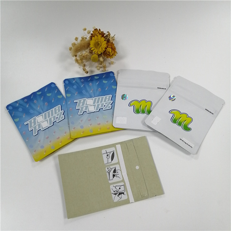 Herbal Dupa Tas Ziplock Dapat Digunakan Kembali 1 Gram 3.5g 7g Disegel Panas