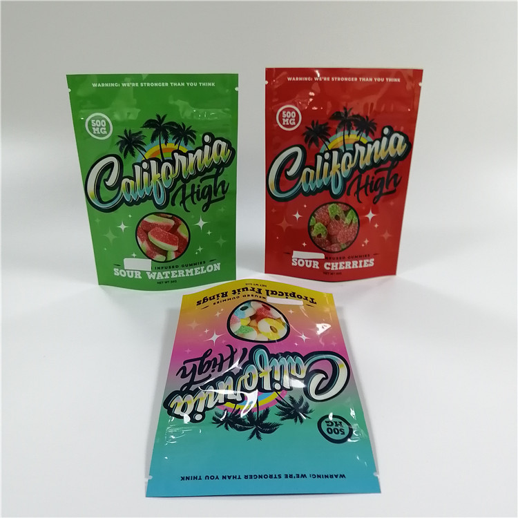 Gravure Printing Mylar Packaging Bag VMPET Untuk Gummies Bear